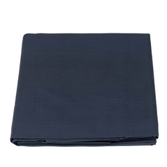 Lenzuolo superiore Arianna di Fazzini. Lenzuolo di sopra matrimoniale tinta unita in percalle di puro cotone. Colore blu