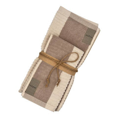 asciugamano viso con ospite fazzini dialogo. colore torrone panna beige