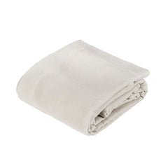 Copriletto matrimoniale Fazzini Zen, tinta unita con nervature a onda. colore beige