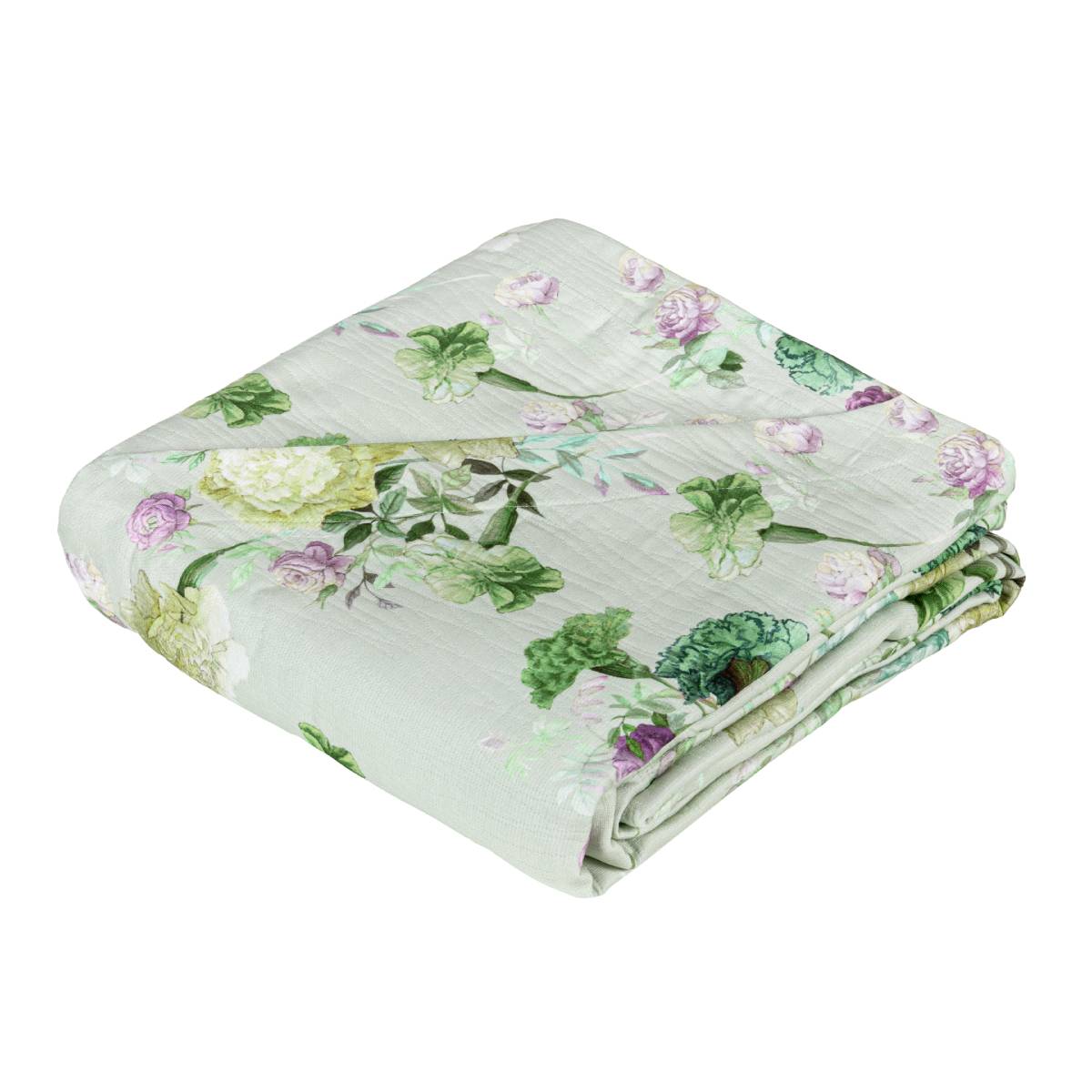 Il copriletto Summer è la nuova coperta estiva di Fazzini, in piquet di puro cotone. La fantasia del copriletto Summer ritrae una distesa lussureggiante di garofani. Il disegno romantico e vivido dei fiori decora la faccia superiore della coperta. Colore verde (gray green). Piquet di puro cotone stampato in digitale ad alta risoluzione. Rifinito a mano con angoli sagomati.