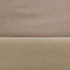 Parure copripiumino tinta unita double face in cotone. Colore tortora e beige