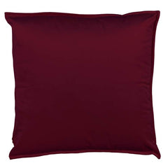 Cuscino arredo Fascino Fazzini in velluto tinta unita. Colore Burgundy Bordeaux