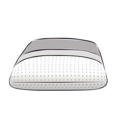 Guanciale Memo Classico di Daunenstep, in memory foam. Il cuscino anatomico e anallergico Memo Classico ha un'imbottitura in 100% schiuma viscoelastica e un rivestimento in microfibra. Assicura un giusto sostegno alla testa ma anche ai muscoli del collo e delle spalle. Altezza: 11-12 cm