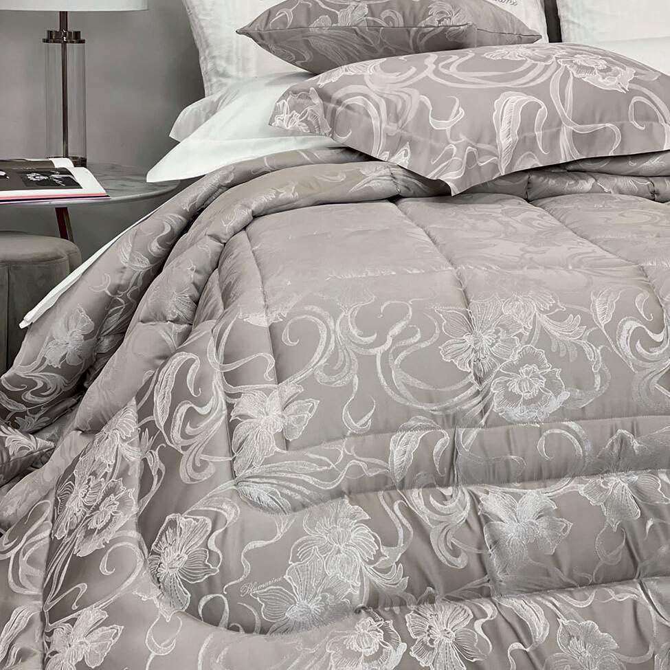 trapunta invernale blumarine lapis piumone fantasia floreale raso jacquard