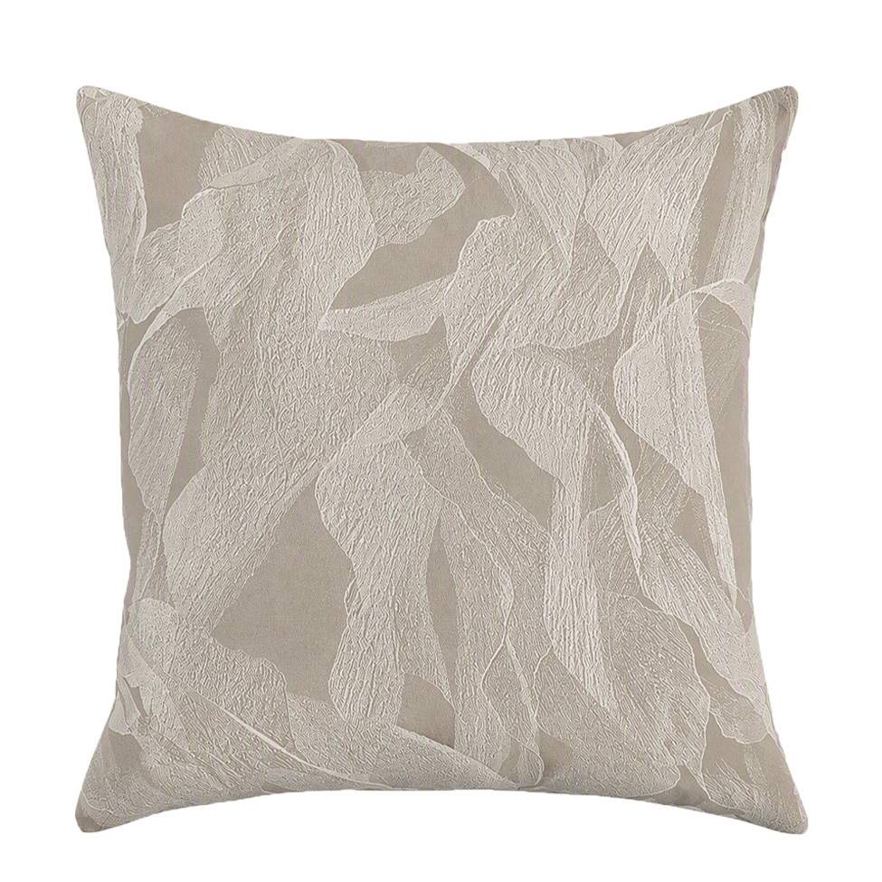 trapunta invernale Blumarine vera beige in raso jacquard fantasia foglie