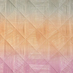 trapuntino caleffi atlantis fantasia geometrica rosa arancio effetto degradè
