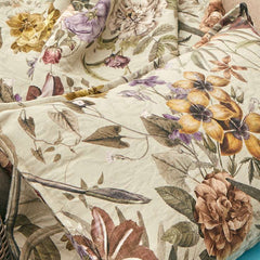 trapuntino fazzini vanitas fantasia floreale colore sandalo beige