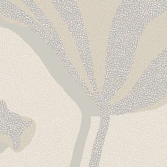 Trapuntino matrimoniale Decò Borbonese in percalle di puro cotone stampato.La trapunta primaverile Decò è caratterizzata da un fondo chiaro con la tipica stampa Borbonese a occhio di pernice, sulla quale risaltano delle foglie stilizzate in diverse colorazioni. Colore tortora