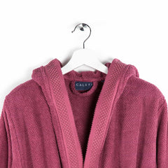 Accappatoio Caleffi Gim Bordeaux in Spugna di cotone