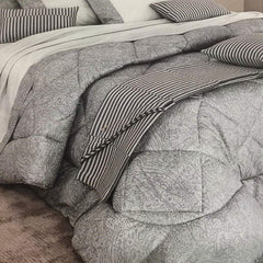 Cachemere Trapunta borbonese beige matrimoniale-piumone invernale in cotone