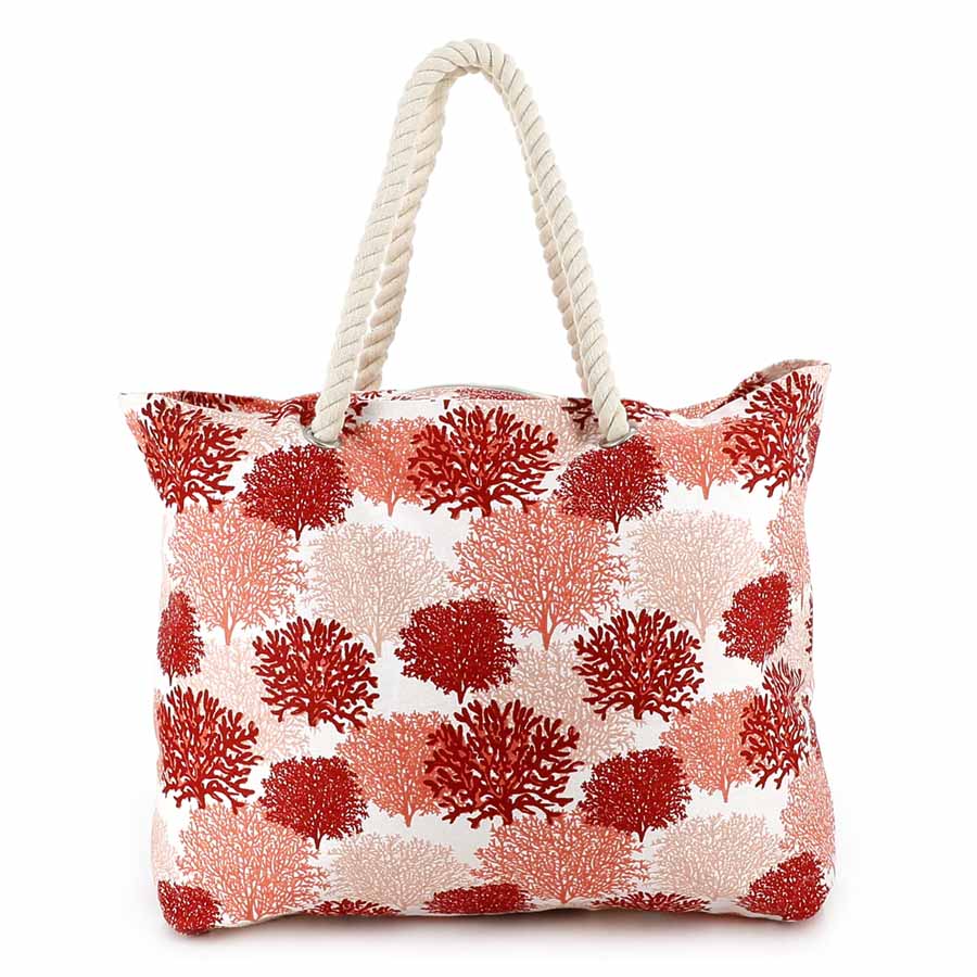 Borsa da mare e spiaggia Karakorum Alhena con coralli bianca e rossa