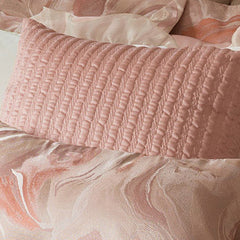 Cleopatra trapuntino la perla rosa quilt coperta copriletto matrimoniale