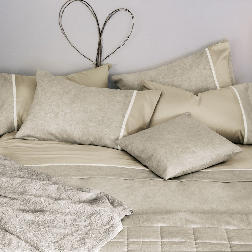 Galuchat-Trapuntino-Fazzini-matrimoniale-cotone-beige-copriletto