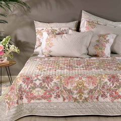 Jakarta trapuntino caleffi copriletto primaverile matrimoniale corallo