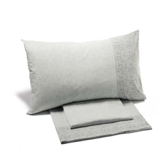 Lenzuola piazza e mezza caleffi city cotone completo grigio