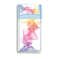 Completo lenzuola copriletto Lula di Biancaluna - Miss Terry in puro cotone. Fantasia colorata su fondo bianco. Misura letto singolo