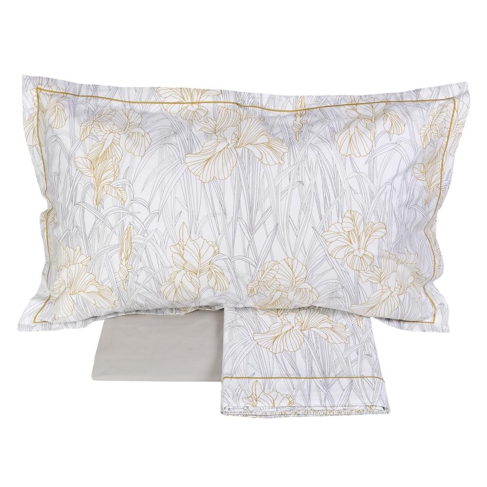 May Completo lenzuola matrimoniale fazzini beige giallo