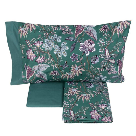 Completo lenzuola copriletto Fazzini matrimoniale new tradition cotone