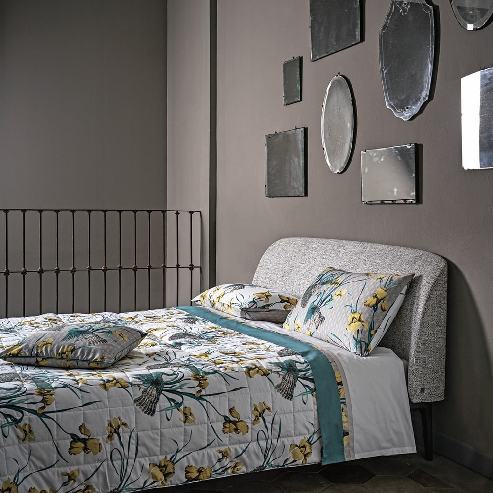 Pavone trapuntino fazzini matrimoniale cotone quilt copriletto