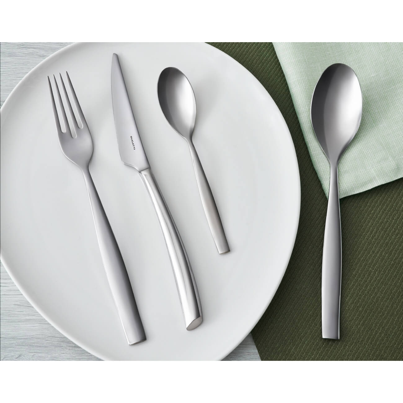 Posate bugatti riviera in acciaio inox 24 pezzi