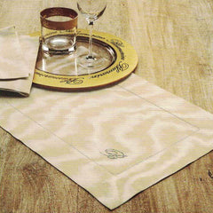 Set Americano Blumarine Imperial Tovaglietta con tovagliolo panna