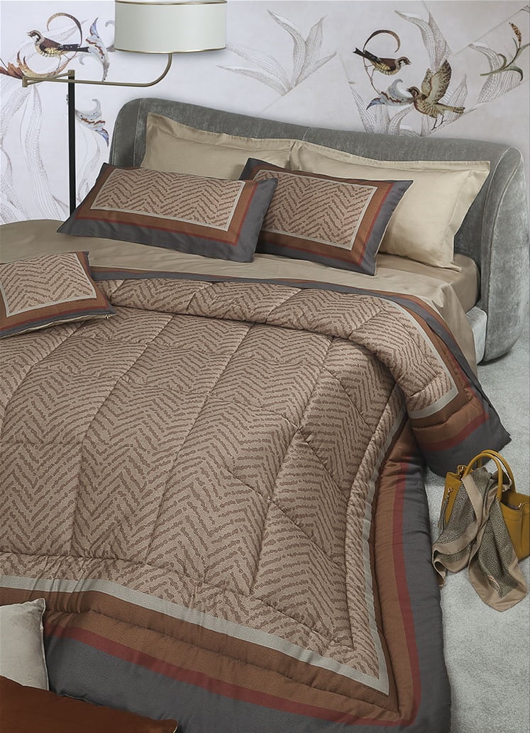 Trapunta Borbonese Piumone Kent raso di cotone