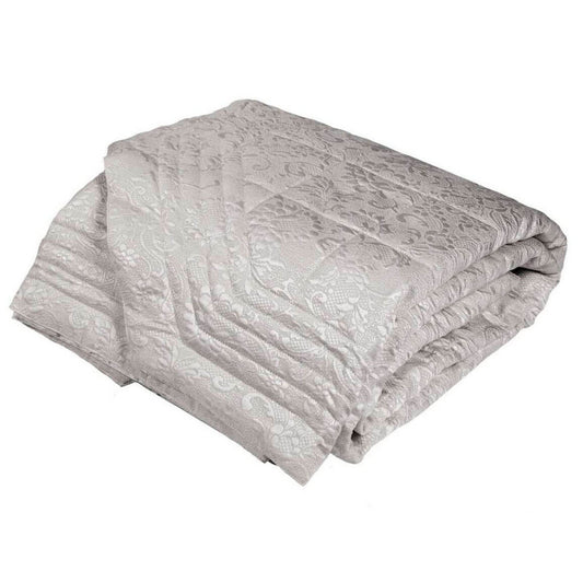 Victoria trapuntino coperta La perla quilt grigio copriletto