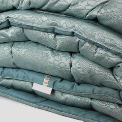 Victoria trapuntino coperta La perla quilt celadon verde acqua copriletto