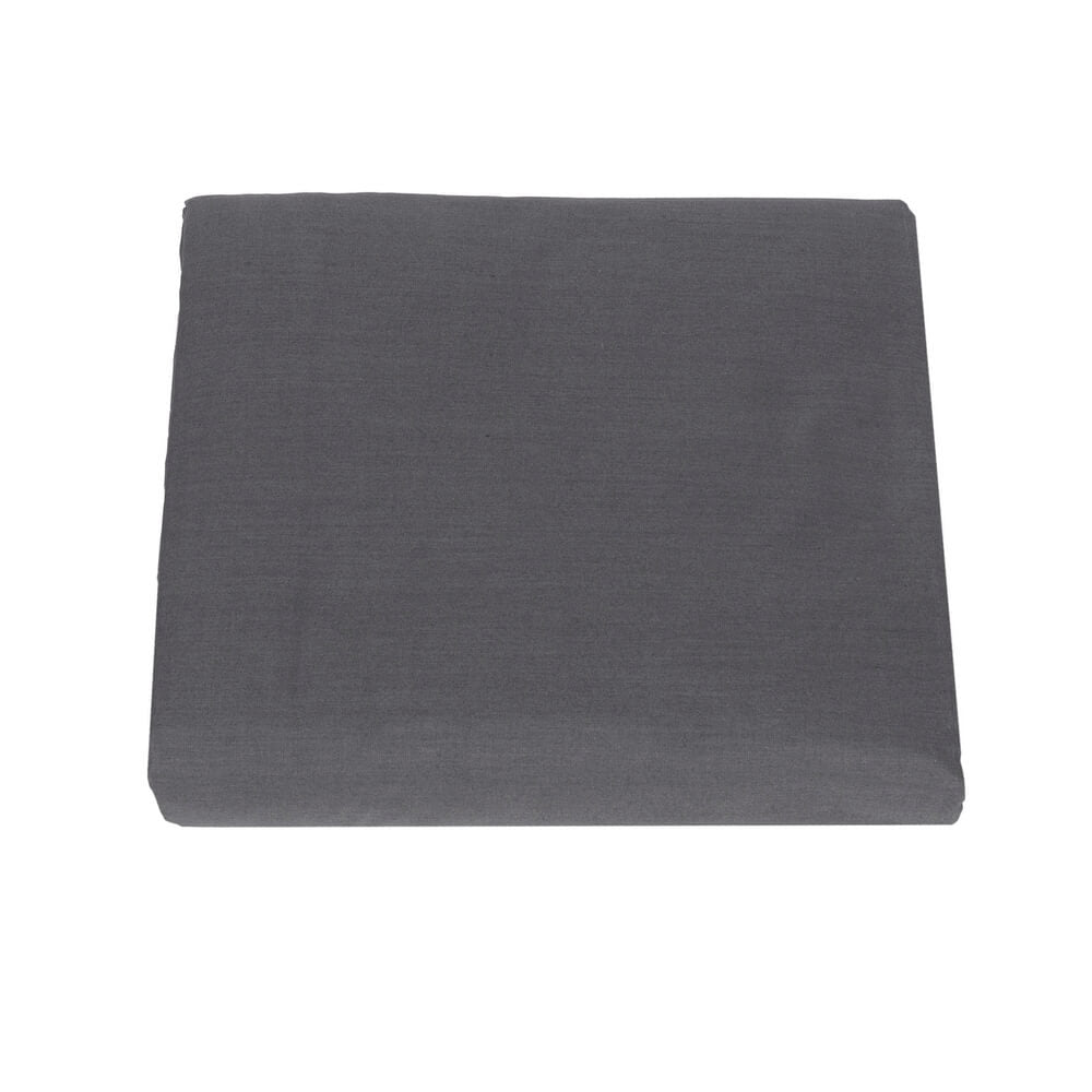 Lenzuolo superiore Arianna di Fazzini. Lenzuolo di sopra matrimoniale tinta unita in percalle di puro cotone. Colore piombo antracite