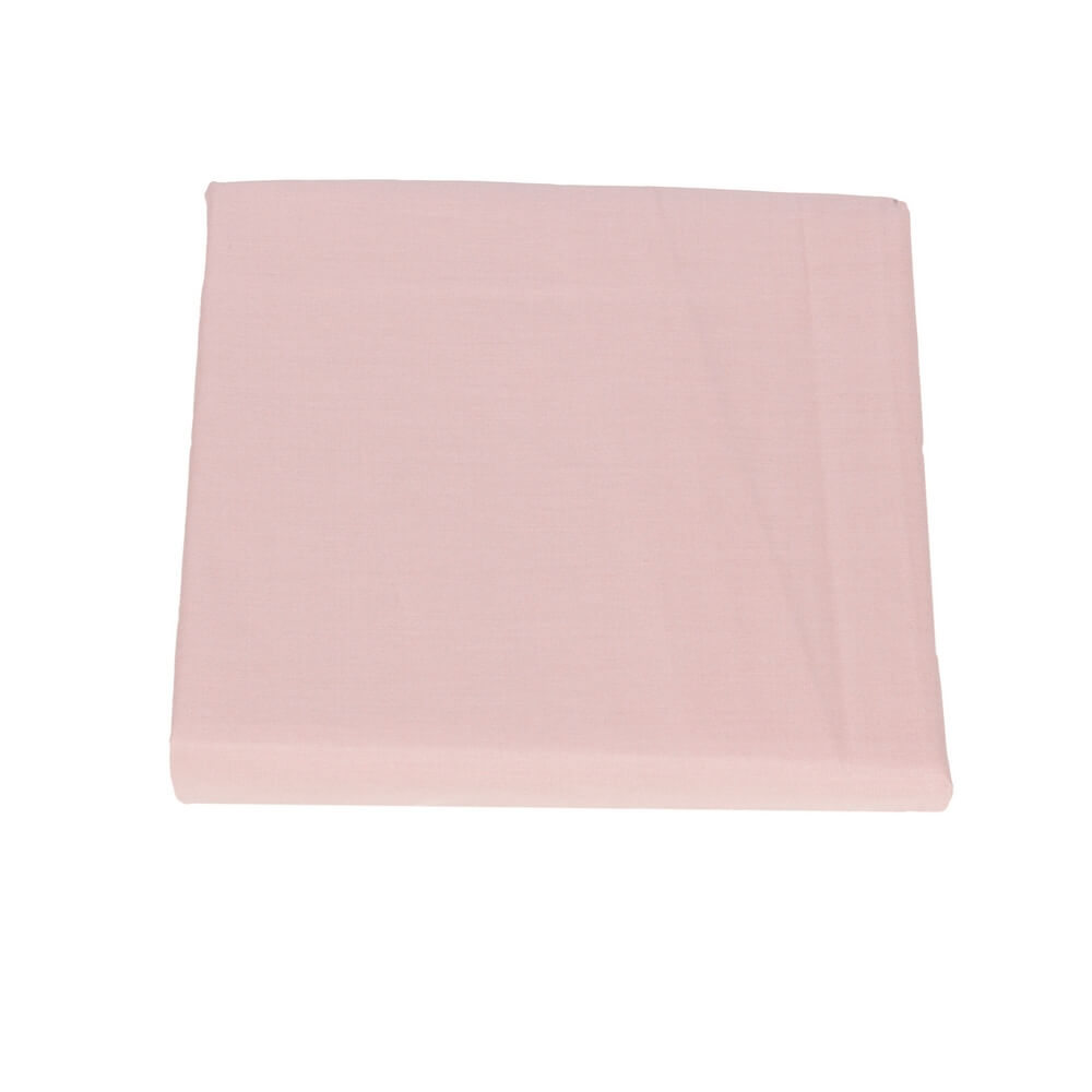 Lenzuolo superiore Arianna di Fazzini. Lenzuolo di sopra matrimoniale tinta unita in percalle di puro cotone. Colore rosa boho
