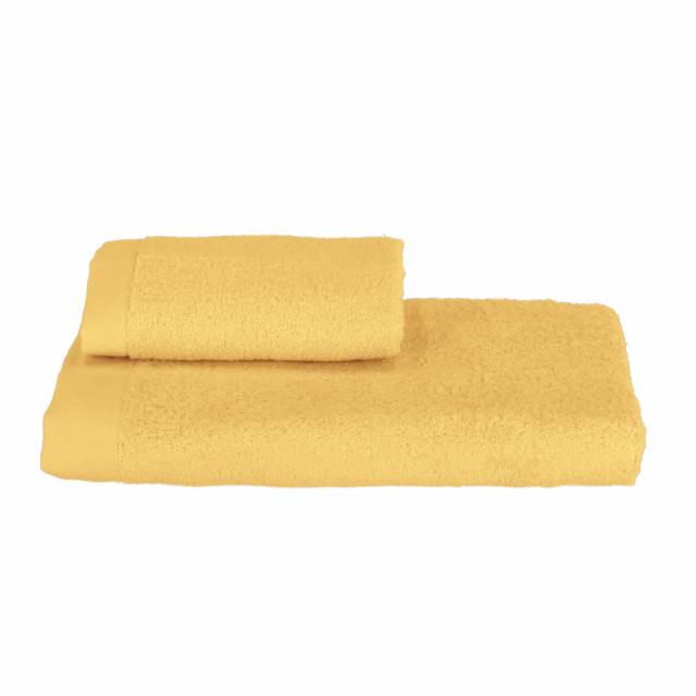 origami set asciugamani somma giallo paglia in spugna di cotone asciugamano più ospite