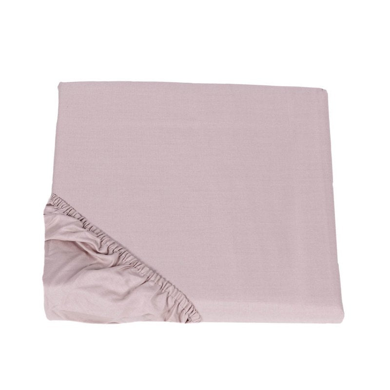 Lenzuolo inferiore con angoli elasticizzati Arianna di Fazzini. Lenzuolo sotto con angoli matrimoniale tinta unita in percalle di puro cotone. Colore rosa