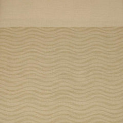 Completo lenzuola Baia Gabel in puro cotone. Fantasia a onde colore sabbia beige
