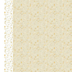 Lenzuolo copriletto Graciosa Gabel. Fantasia con fiori gialli su fondo beige e bianco