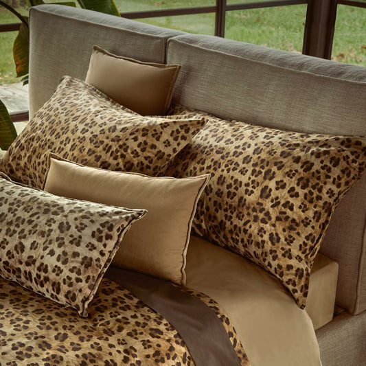 completo lenzuola tabby fazzini matrimoniale fantasia animalier leopardata