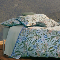 completo lenzuola fazzini vanitas fantasia floreale colore azzurro