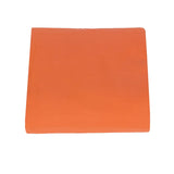 Coppia federe Fazzini Arianna in percalle di puro cotone tinta unita, rifinite con 4 volant. Colore arancio