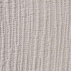Copriletto estivo caleffi paraggi in cotone tinta unita tortora effetto stropicciato a righe
