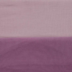 Parure copripiumino tinta unita double face in cotone. Colore glicine e rosa.