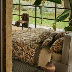 copripiumino tabby fazzini matrimoniale fantasia animalier maculata leopardata