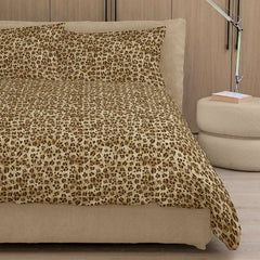 copripiumino tabby fazzini matrimoniale fantasia animalier maculata leopardata 