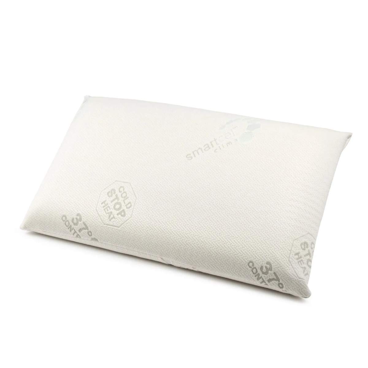 Guanciale Memory Saponetta Limpha di Caleffi, in memory foam. Antiacaro e anallergico. Il cuscino è costituito dall'innovativa imbottitura Limpha, realizzata con materie prime di origine vegetale. Questa imbottitura offre una grande elasticità, garantendo un perfetto sostegno del corpo.