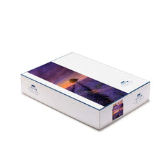 Lenzuolo Copriletto Caleffi Lavender Sunset. Immagine della scatola