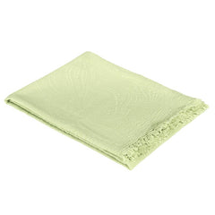 plaid summer fazzini leggero in cotone tinta unita verde