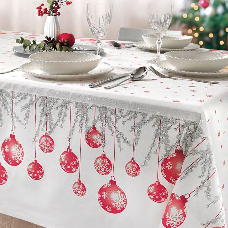 Tovaglia Natale Shimmer Gabel rettangolare 8, 12 e 18 persone – Tempesta  Home