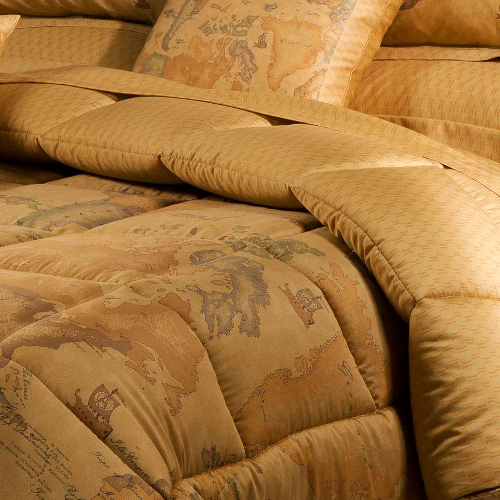 trapunta invernale alviero martini Geo Classic fantasia colore ocra cammello