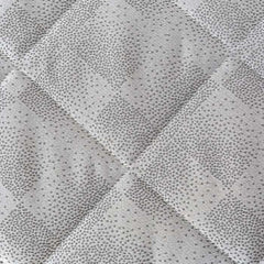 trapuntino texture caleffi matrimoniale grigio, fantasia geometrica su raso jacquard