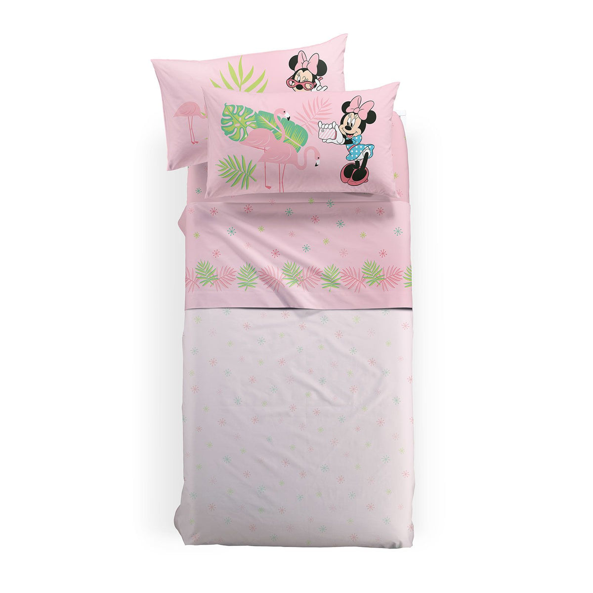 Completo lenzuola Minnie Caleffi cotone tempesta home