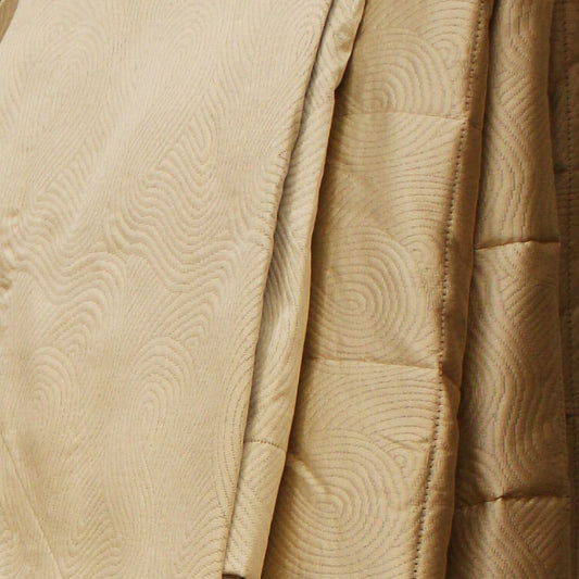 Ciprea trapuntino la perla matrimoniale beige quilt copriletto
