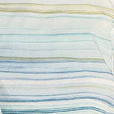 completo lenzuola matrimoniale fazzini Voliera in cotone fantasia moderna a righe, colore azzurro verde